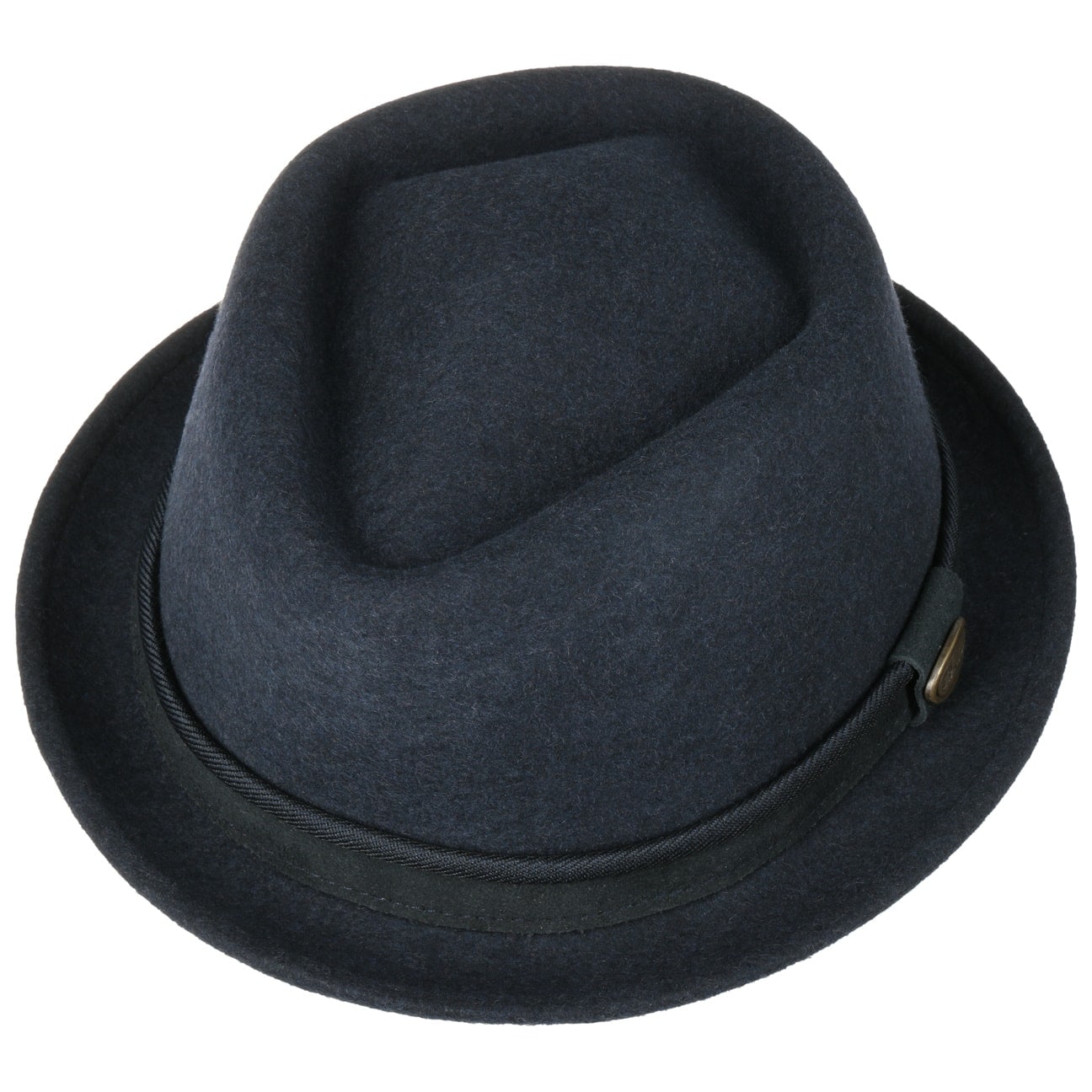 Lennaron Pork Pie Wool Fedora Hat - Image 3