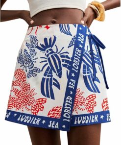 Blue Lobster Summer Wrap Skorts IP35