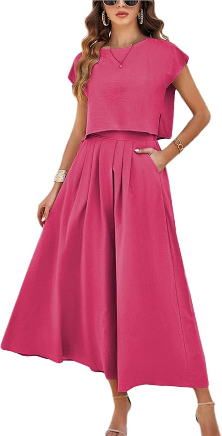 Rose Red Outfits Skirt Set IP55