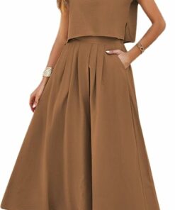 Womens 2 Piece Outfits Skirt Set IP56