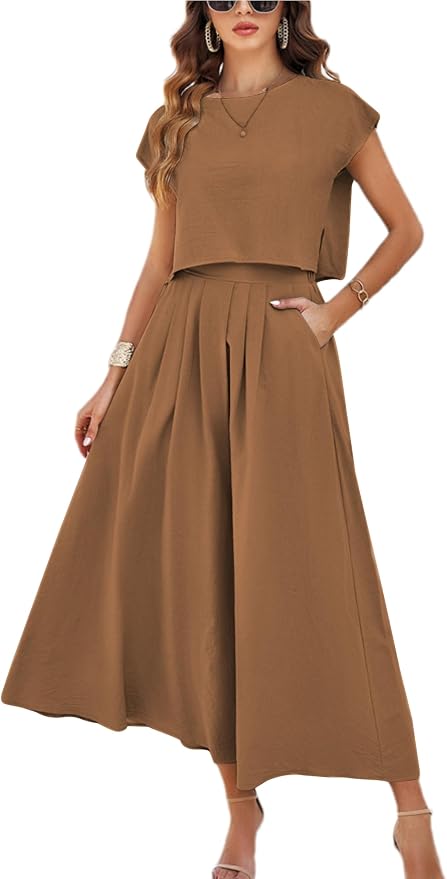 Womens 2 Piece Outfits Skirt Set IP56