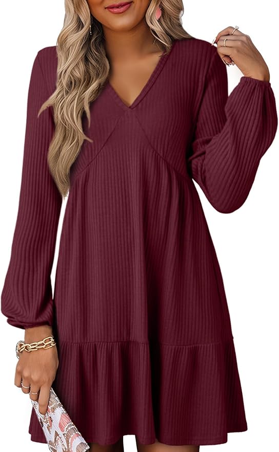 Red A Line Swing Mini Dress IP109