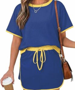 Womens 2 Piece Skort Set IP90