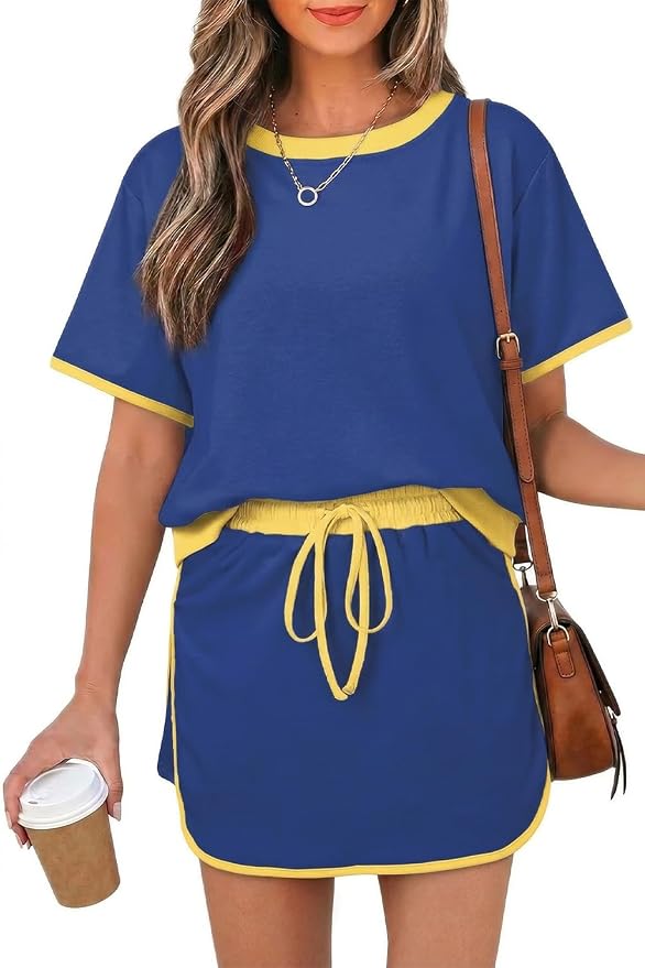 Womens 2 Piece Skort Set IP90